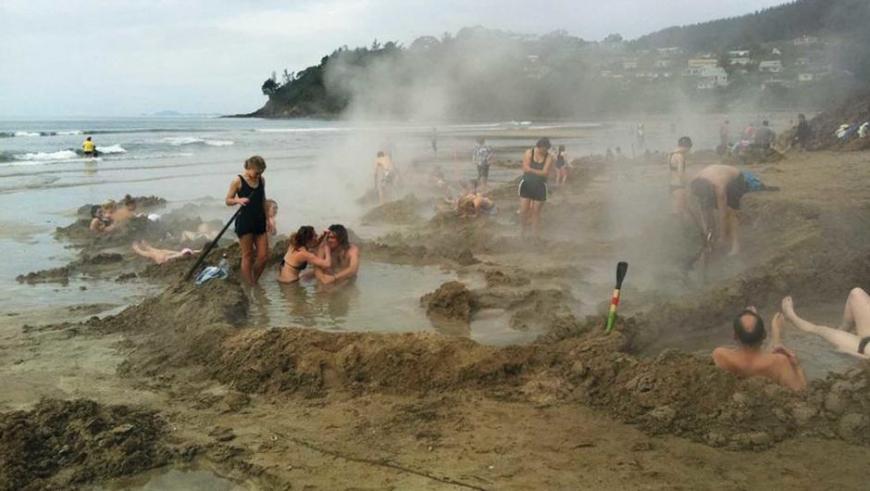 Hot water beach